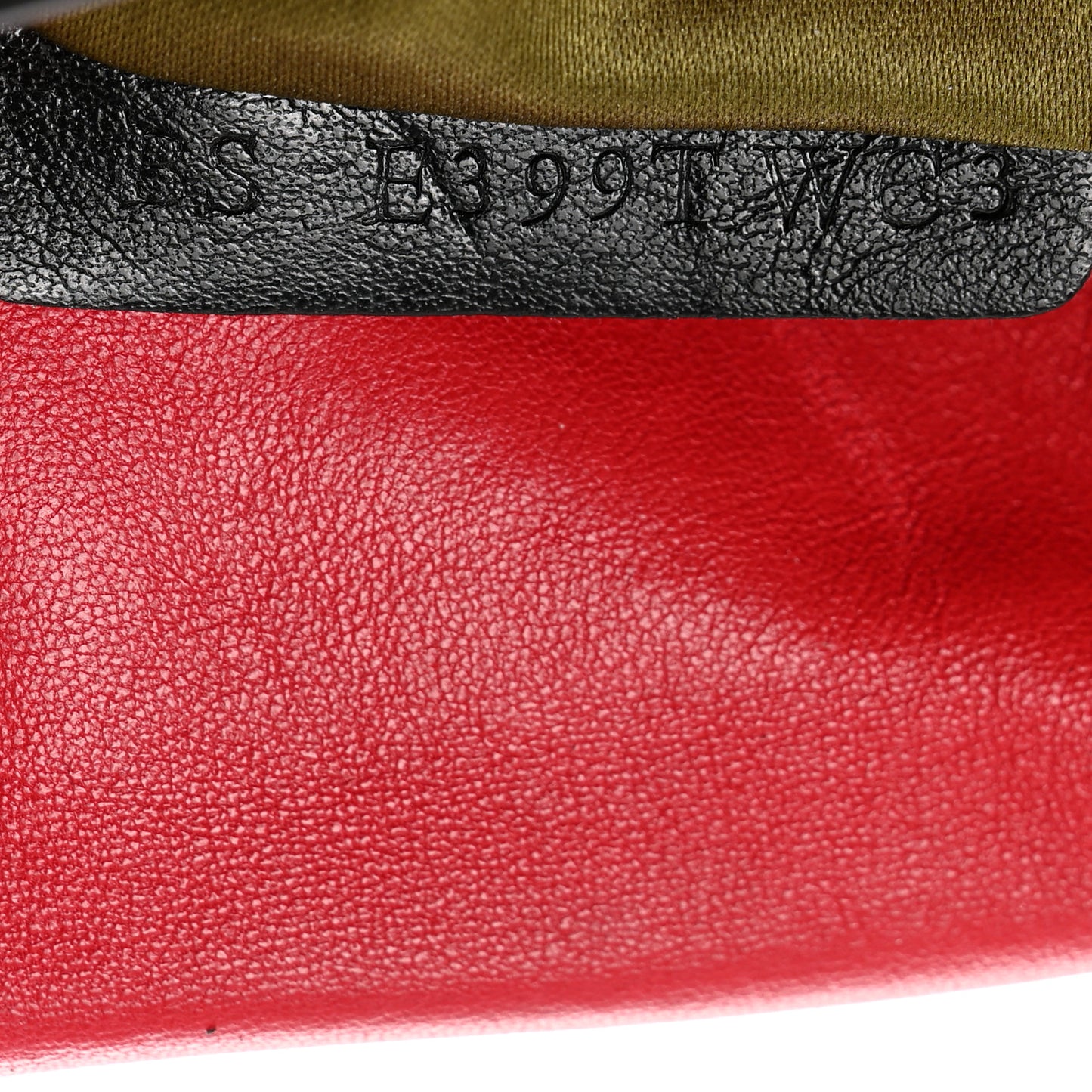 Nappa Canvas Camouflage Rockstud Wristlet Clutch Verde Rouge