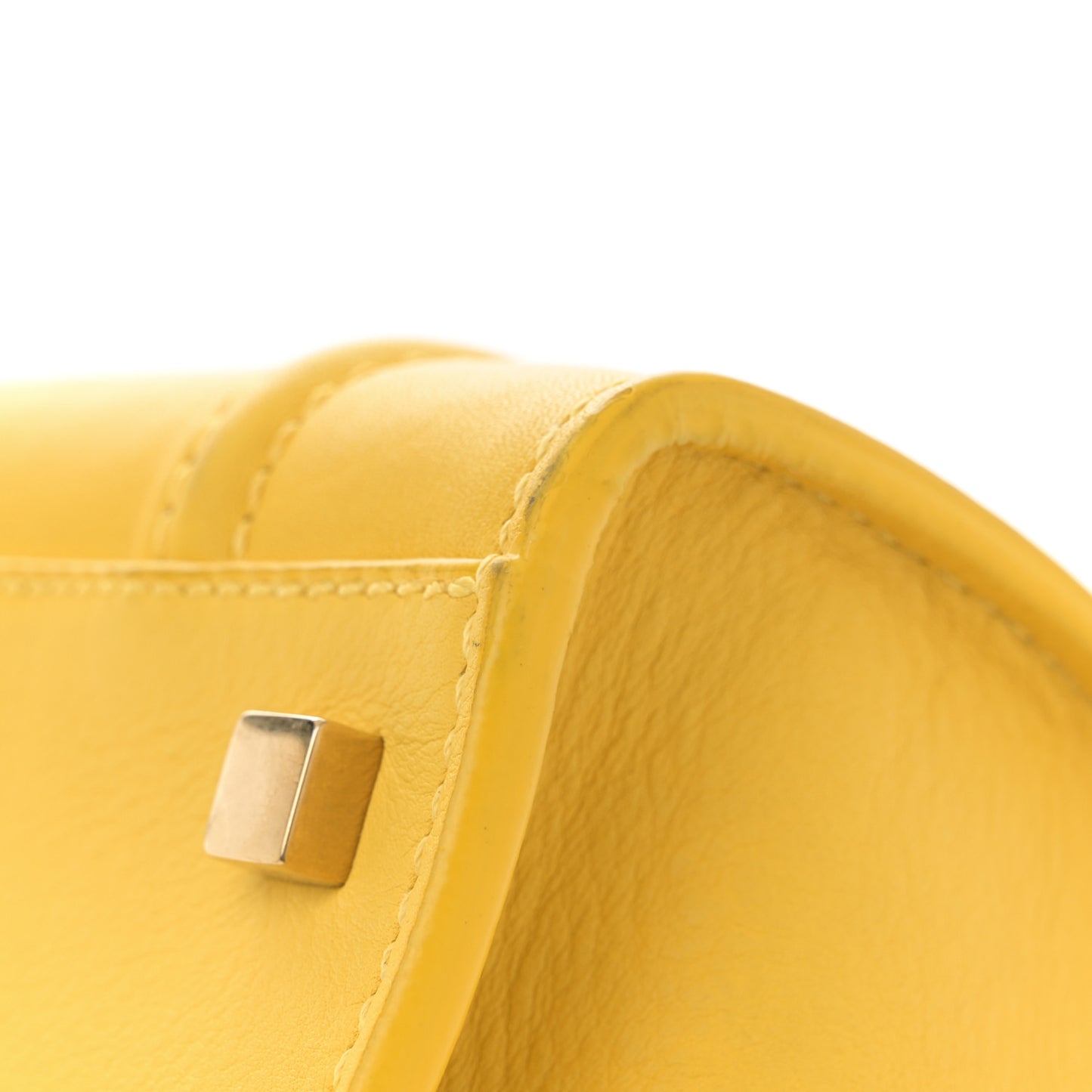 Supple Calfskin Medium Phantom Luggage Sun Yellow