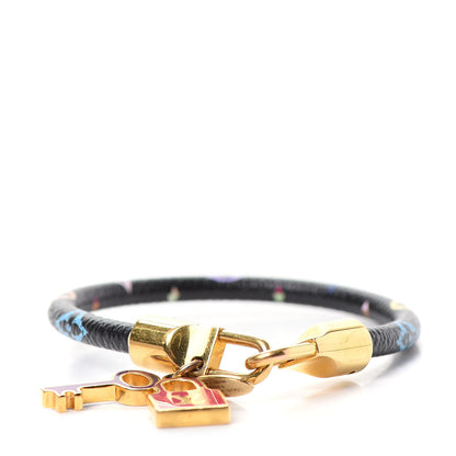 Louis Vuitton Monogram Multicolor Luck It Bracelet 19 Black 1 of 5