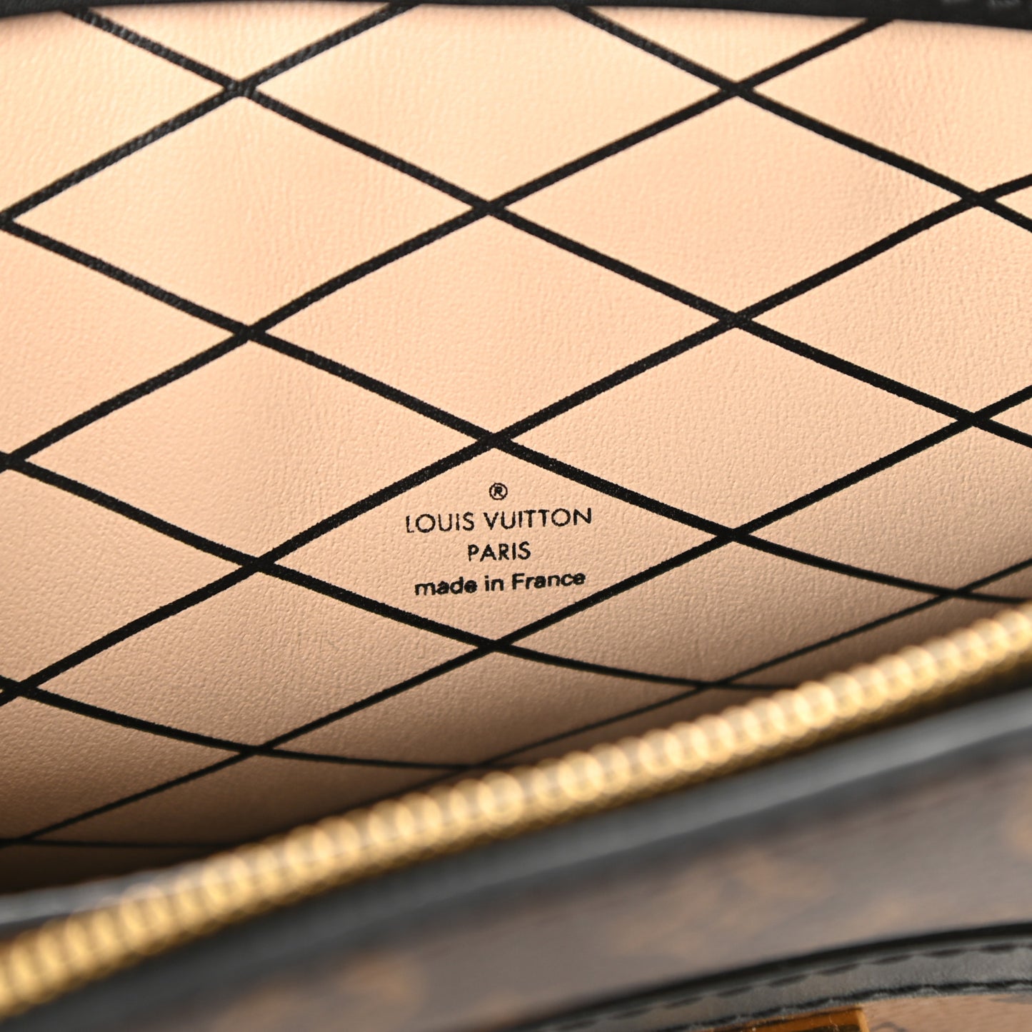 Reverse Monogram Trunk Clutch