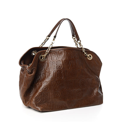 Louis Vuitton Monogram Paris Souple Whisper PM Chocolate 2 of 10