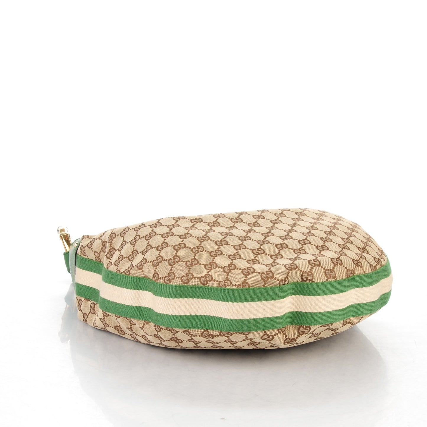 Monogram Web Bamboo Ring Hobo Green