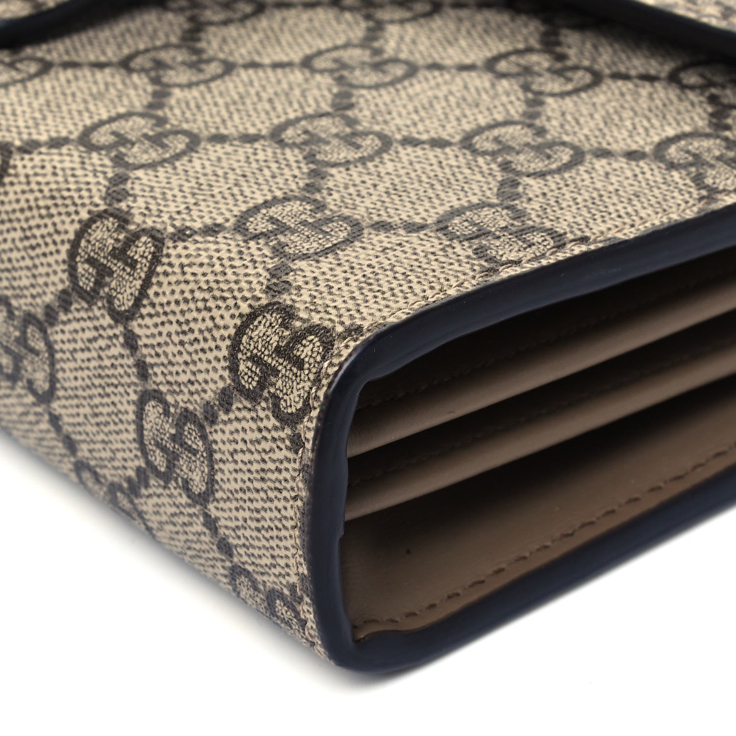 Gucci GG Supreme Monogram Mini Dionysus Chain Wallet Beige Taupe 8 of 8