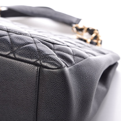 Chanel Caviar Quilted Grand Shopping Tote GST Black 10 of 12