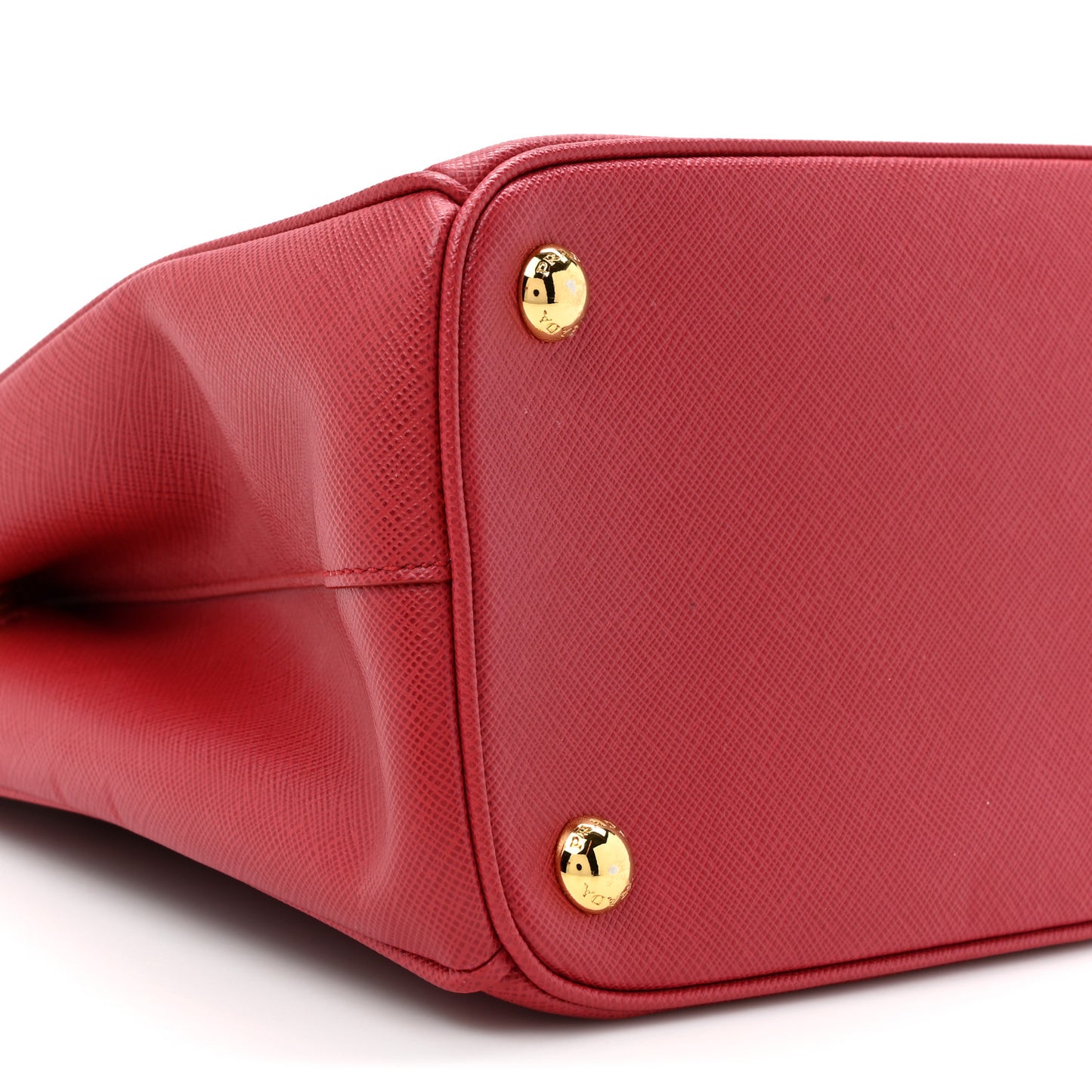 Saffiano Small Galleria Double Zip Tote Fuoco