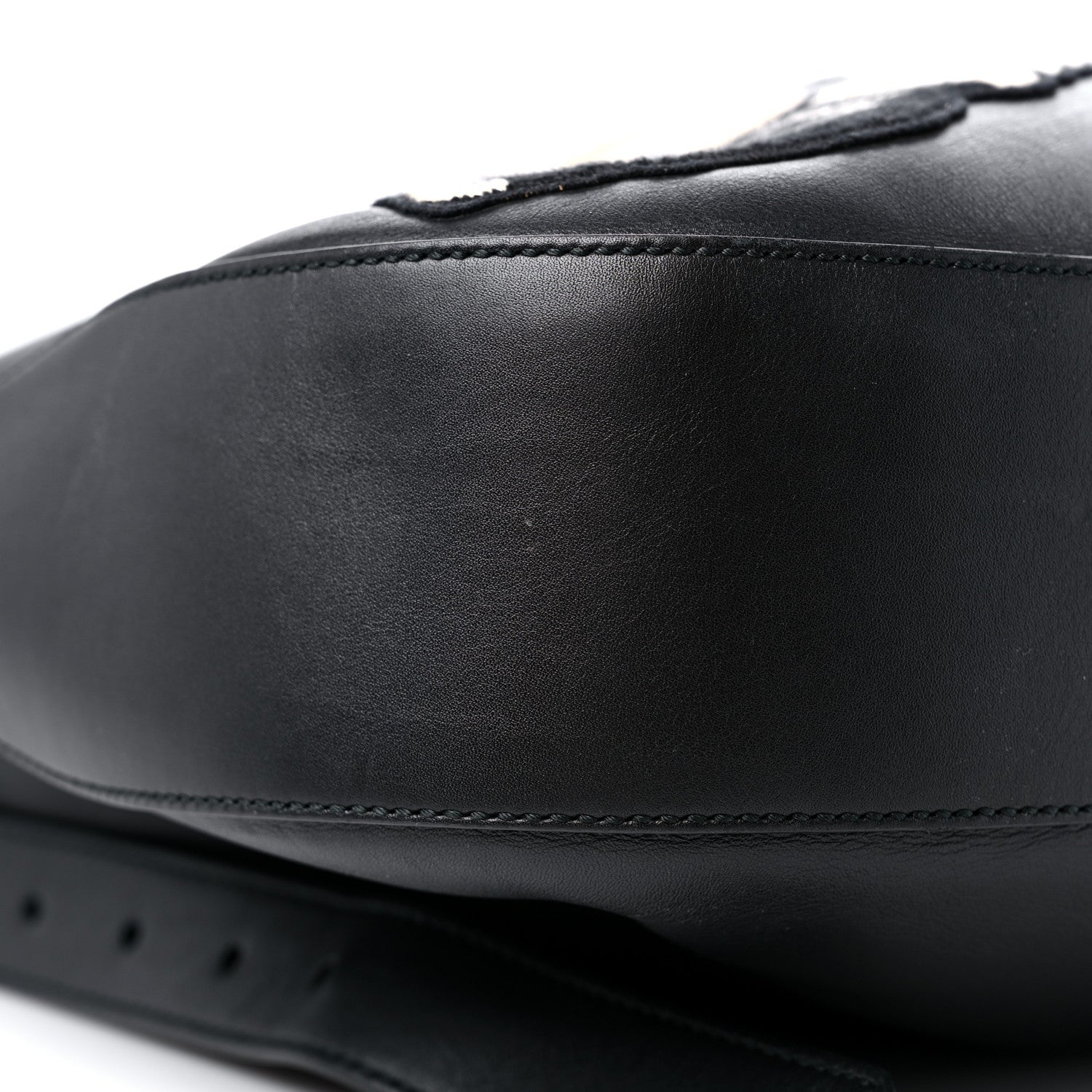 Gucci Calfskin Dog Embroidered Extra Large Dionysus Hobo Black 8 of 15