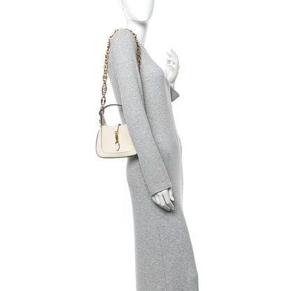 Gucci Patent Mini Jackie 1961 Crystal Hobo Mystic White 3 of 12