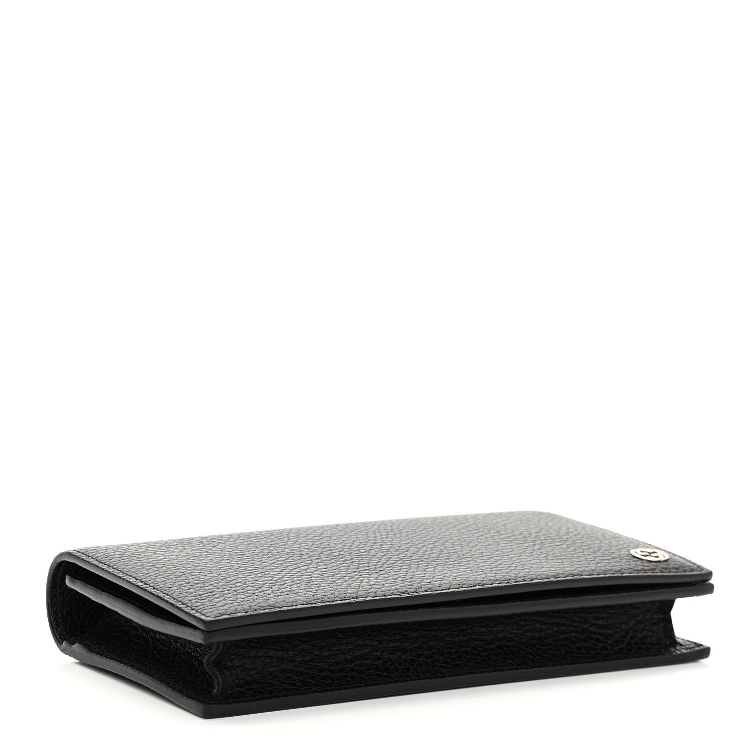 Gucci Dollar Calfskin Medium Betty Chain Wallet Black 4 of 11