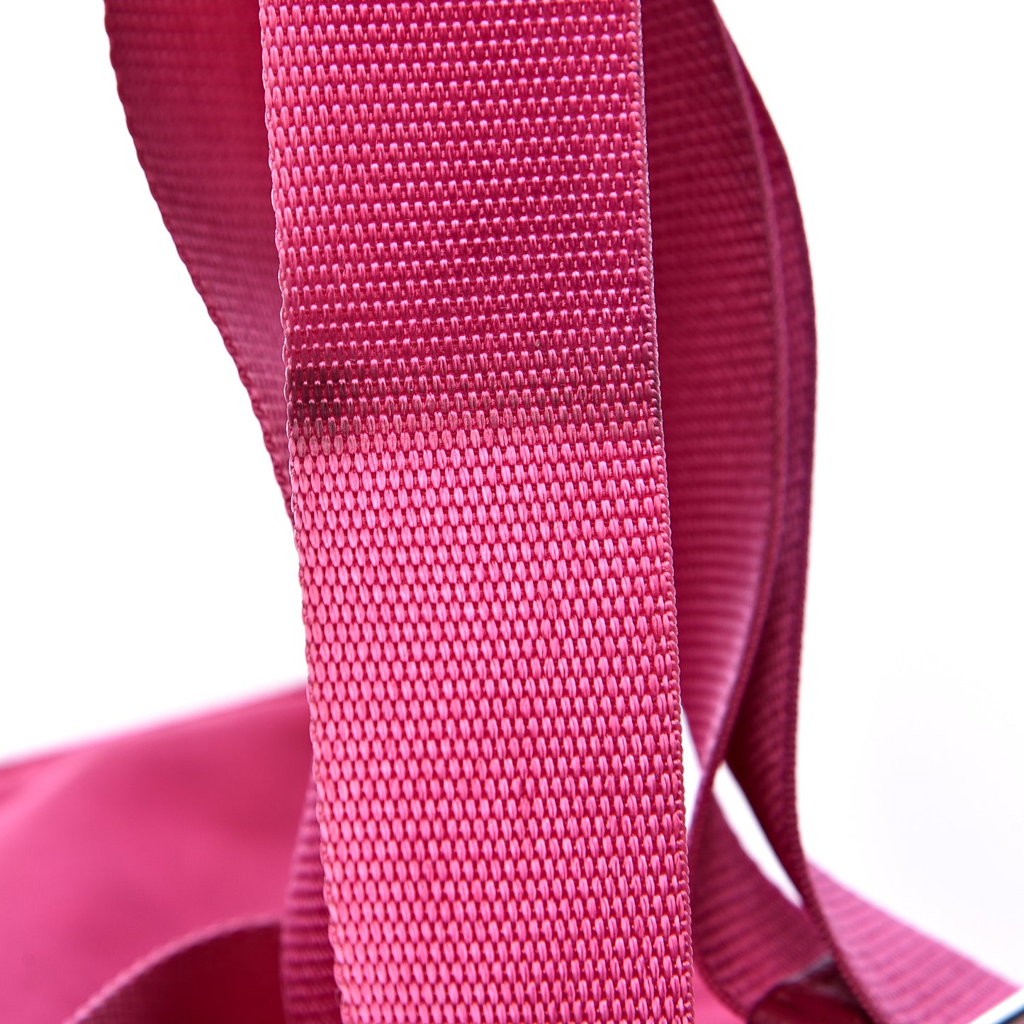 Nylon Vela Flat Messenger Bag Fuxia