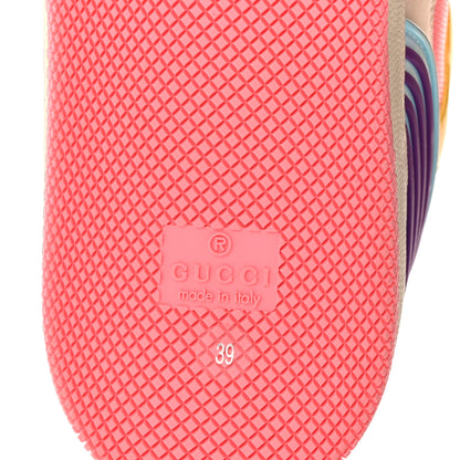 Gucci Demetra Womens Basket Low Top Sneakers 39 Spongy Azure Great White Mystic White Box Pink 7 of 10