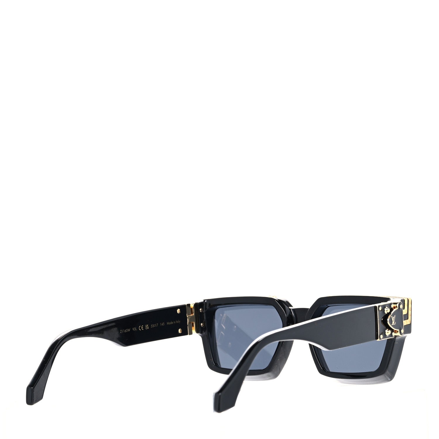 Louis Vuitton Acetate 1.1 Millionaires Sunglasses Z1165W Black 4 of 8