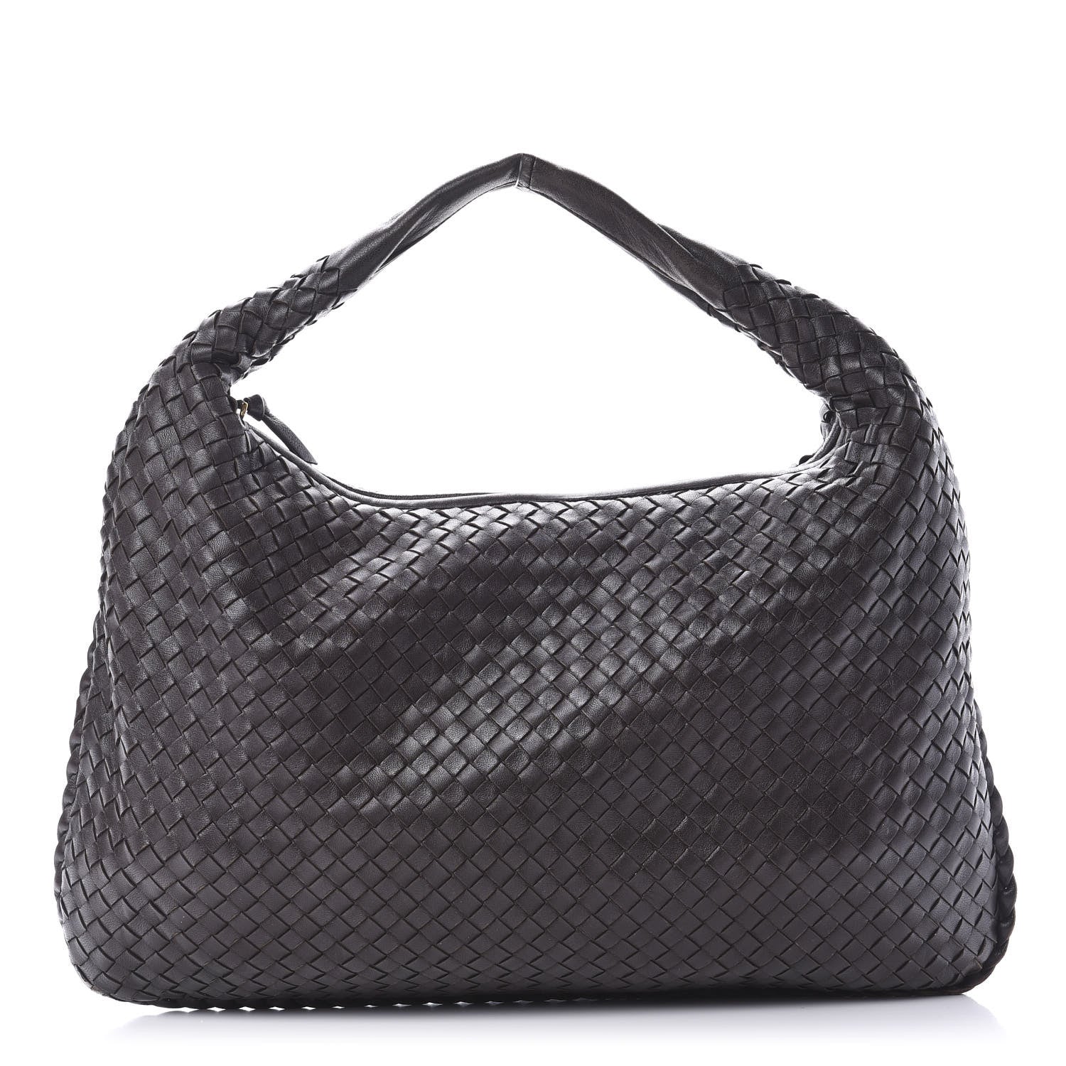 Bottega Veneta Nappa Intrecciato Large Veneta Hobo Ebano 1 of 10
