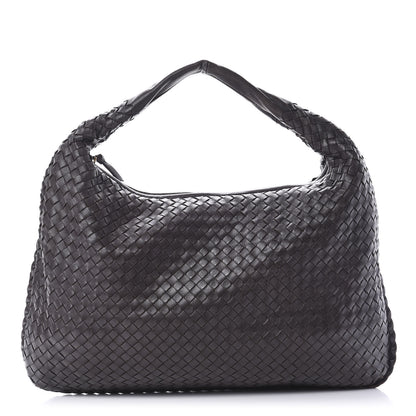 Bottega Veneta Nappa Intrecciato Large Veneta Hobo Ebano 1 of 10