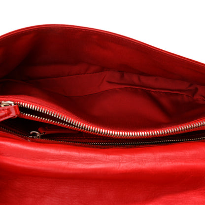 Christian Dior Patent Cannage Rendezvous Flap Red 5 of 10