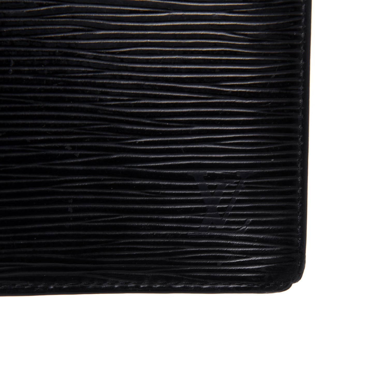 Epi Porte Valeurs Checkbook Wallet Black