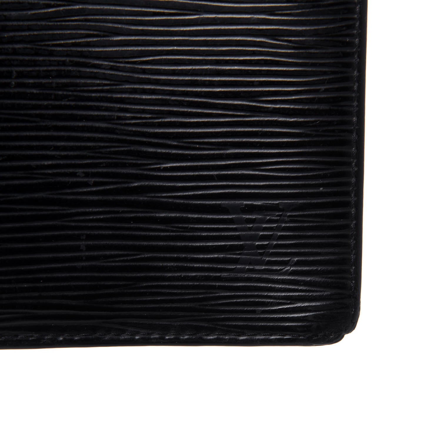 Louis Vuitton Epi Porte Valeurs Checkbook Wallet Black 13 of 17
