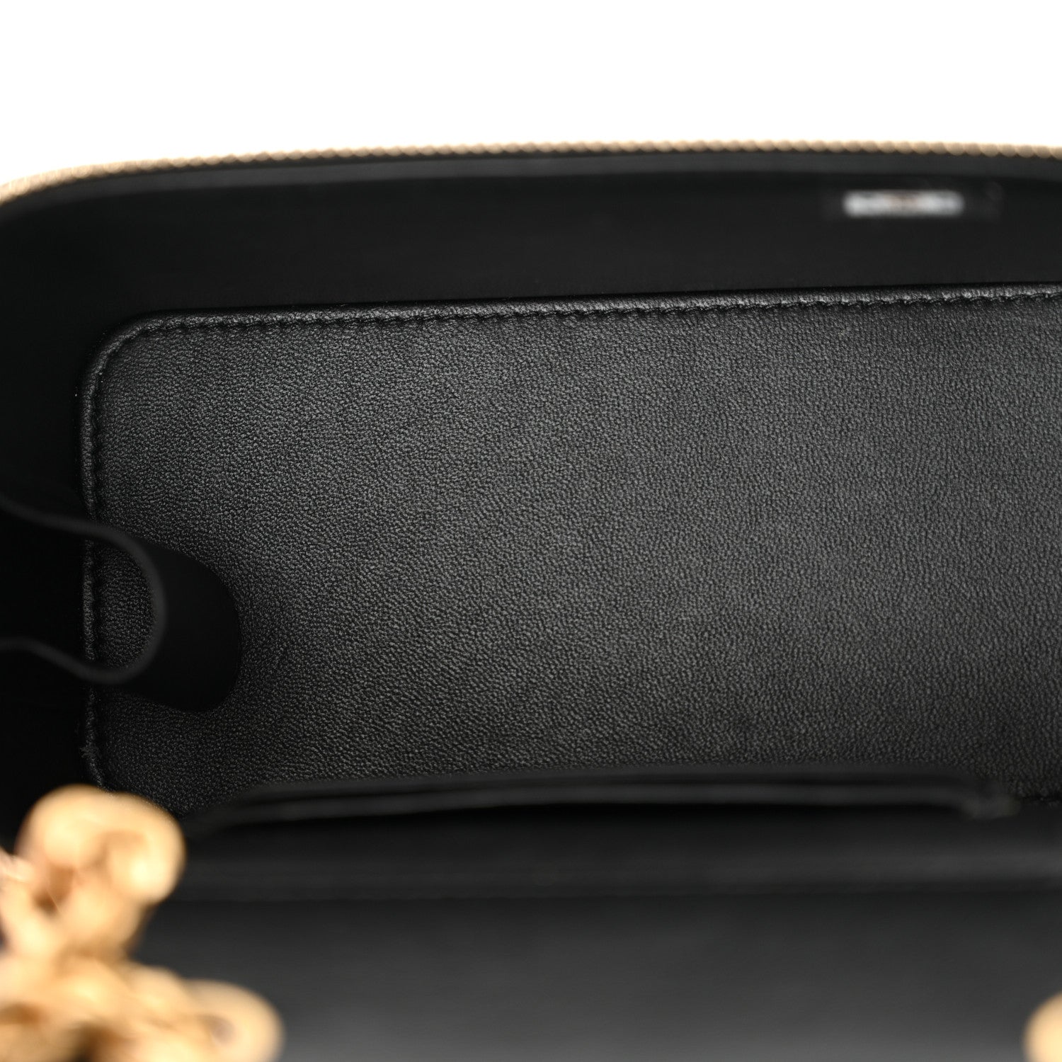 Chanel Lambskin Quilted Small Pillow Crush Vanity Case With Chain Black 5 of 11