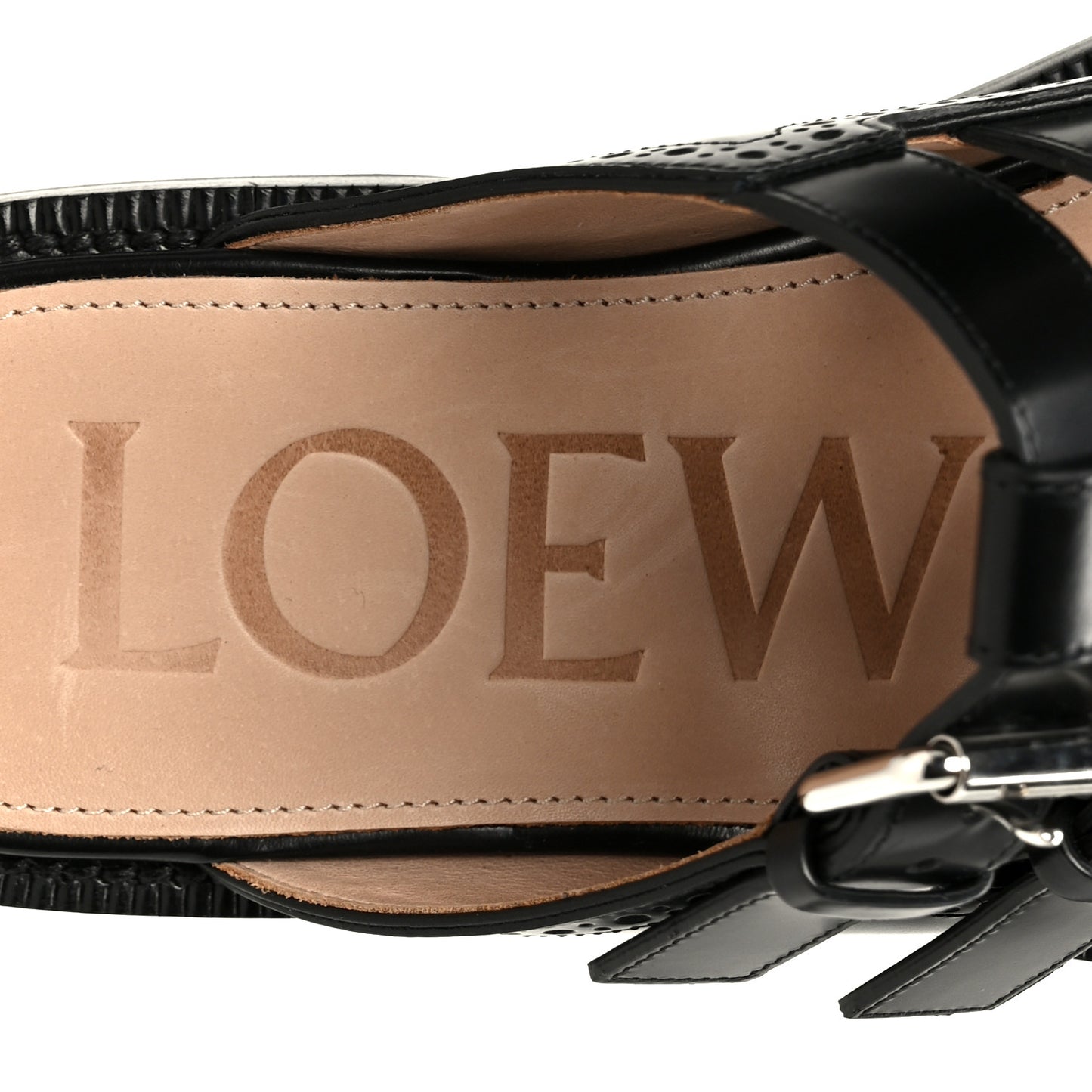Calfskin Campo Mary Jane Mule 39 Black