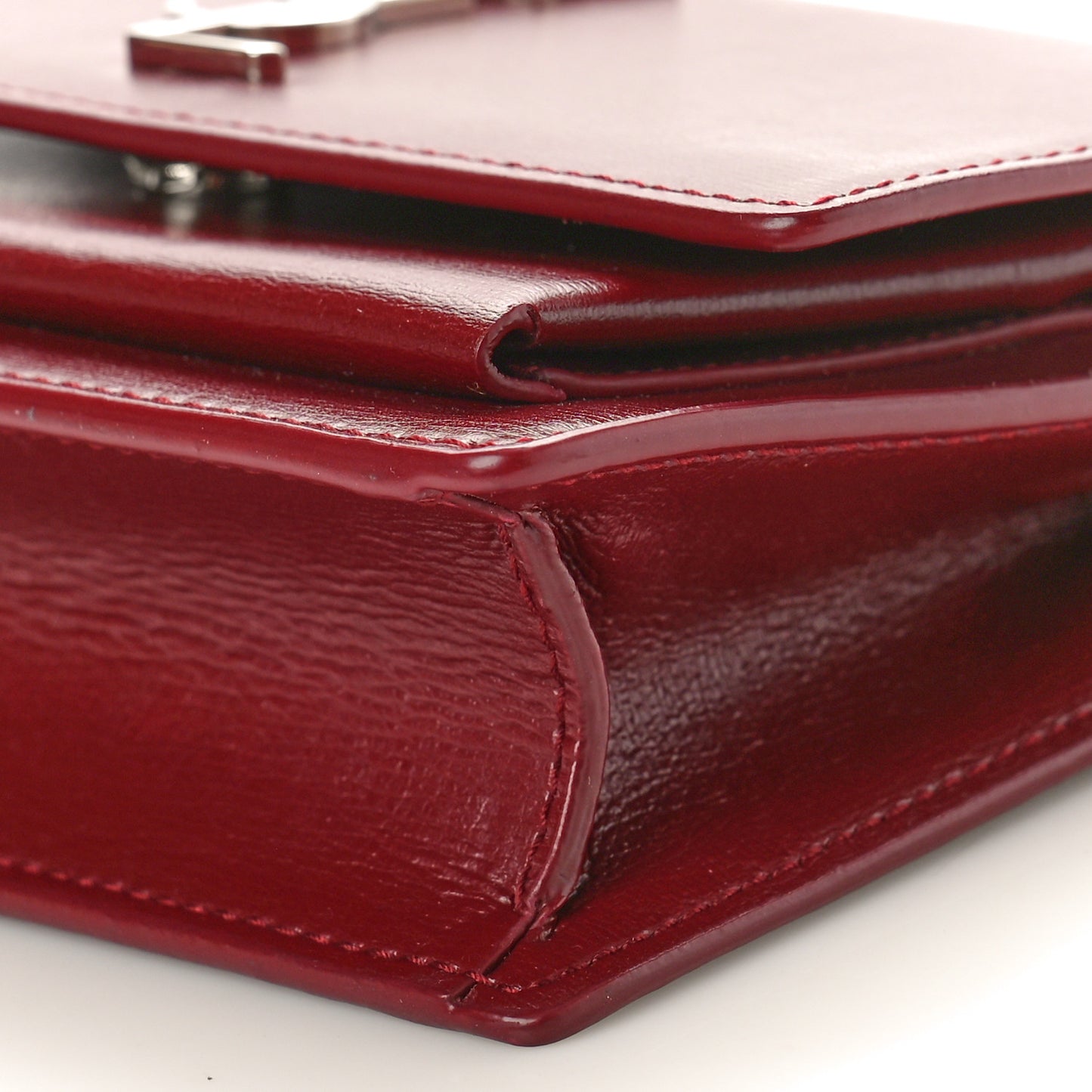Calfskin Monogram Sunset Chain Wallet Palissandre