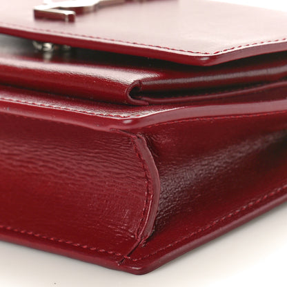 Saint Laurent Calfskin Monogram Sunset Chain Wallet Palissandre 9 of 10