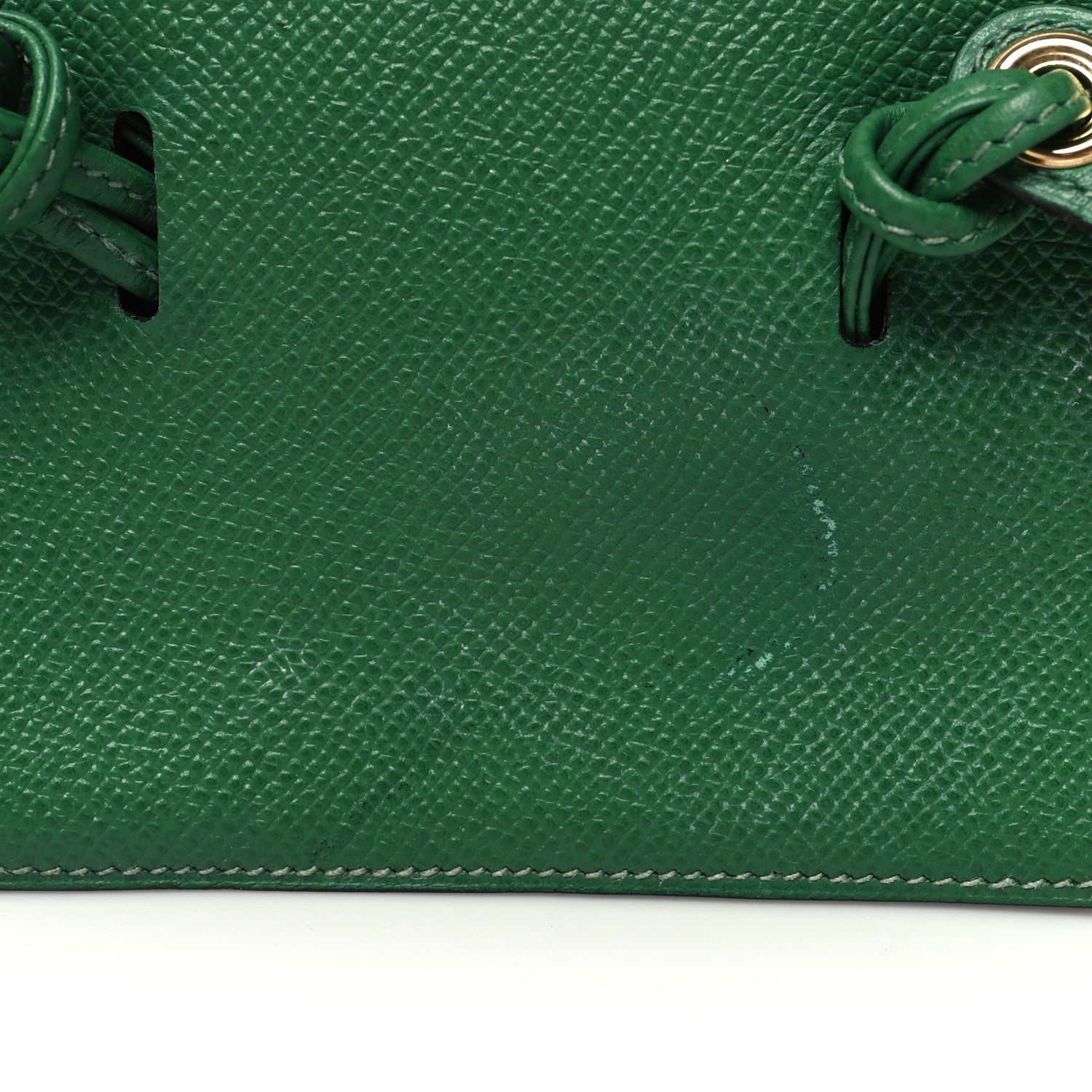 Hermes Courchevel Pochette Green Belt Bag Vert Bengale 11 of 13