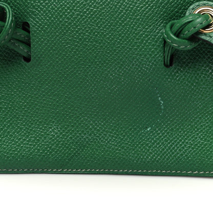 Hermes Courchevel Pochette Green Belt Bag Vert Bengale 11 of 13