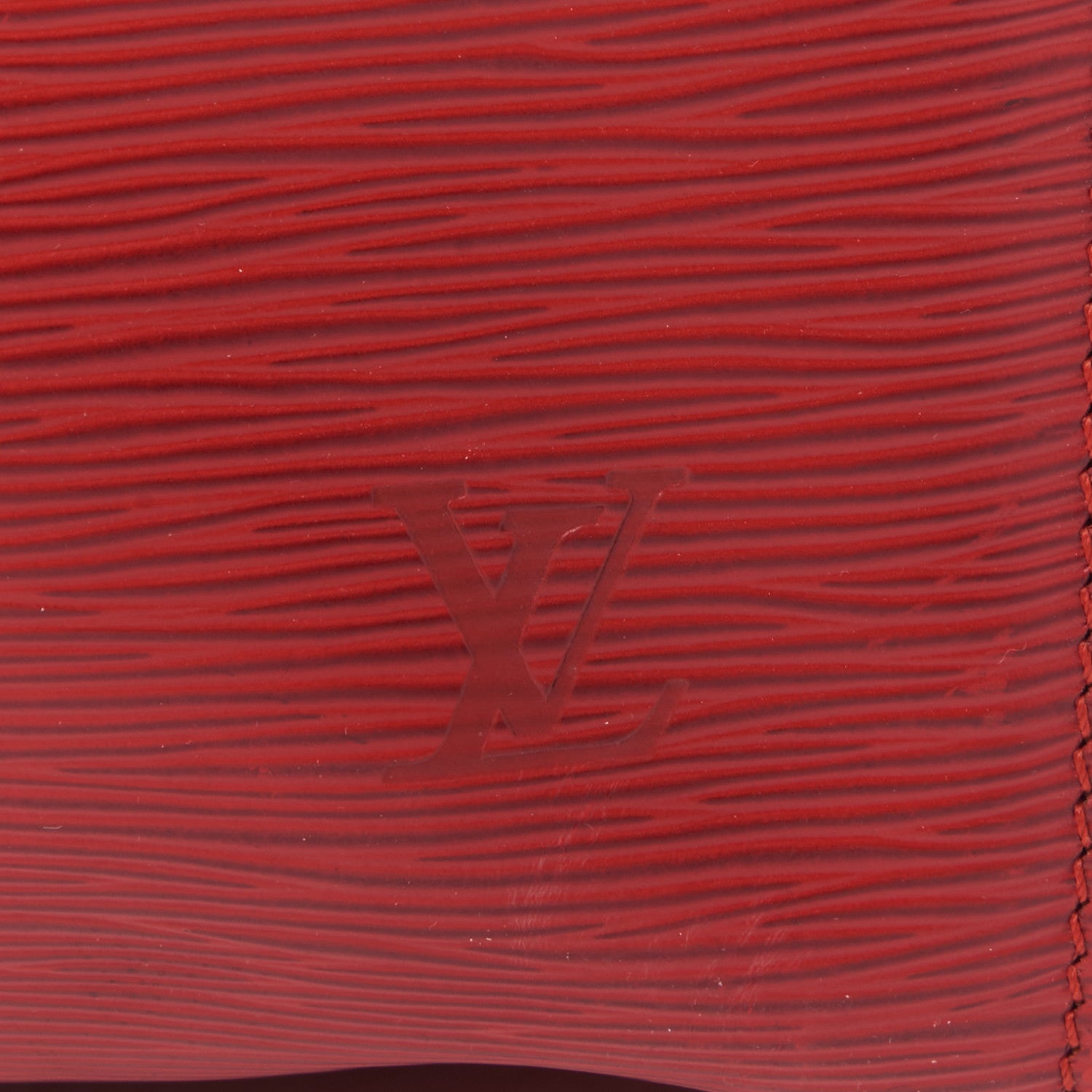 Louis Vuitton Epi Keepall 55 Castillan Red 8 of 10