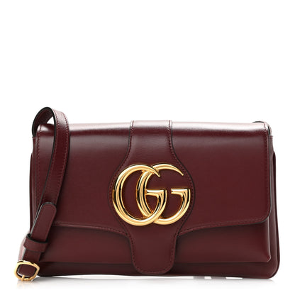 Gucci Vitello Palmellato Lux Small Arli Flap Shoulder Bag Vintage Bordeaux 1 of 11