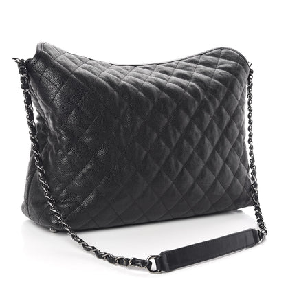 Chanel Caviar Quilted French Riviera Hobo Black 3 of 9