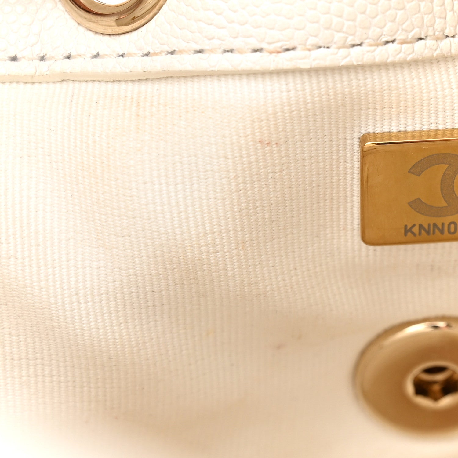 Chanel Caviar Quilted Mini Urban Spirit Backpack White 6 of 30
