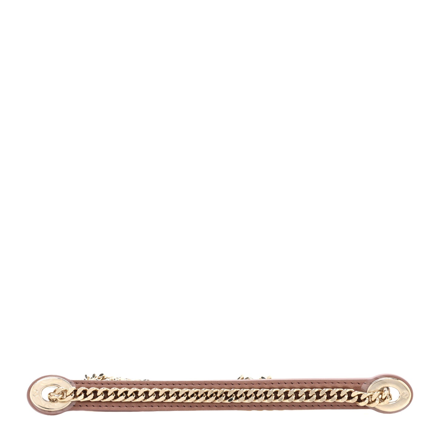 Lambskin Mini Lady Dior Chain Shoulder Strap Petal Brick