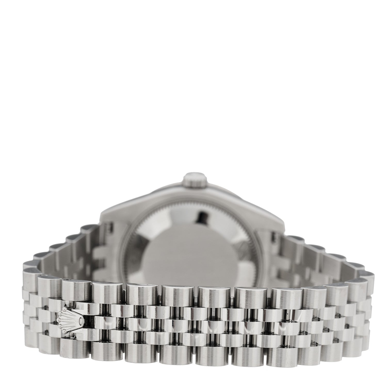 Rolex Stainless Steel 18K White Gold Diamond Bezel 31mm Oyster Perpetual Datejust Watch Silver 278384RBR 3 of 4