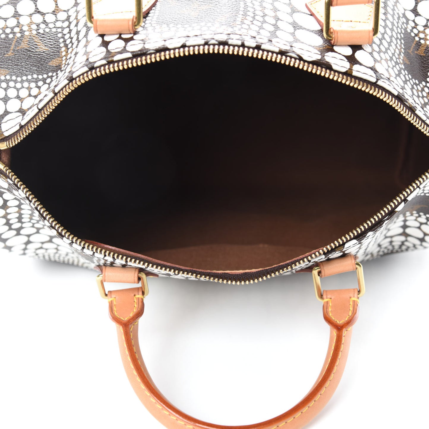 Monogram Kusama Town Speedy 30 White