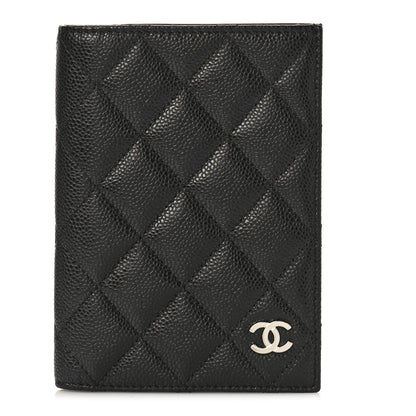 Chanel Caviar Quilted Passport Holder Black 1 of 10