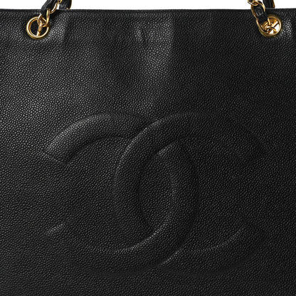 Chanel Caviar CC Tote Black 9 of 11