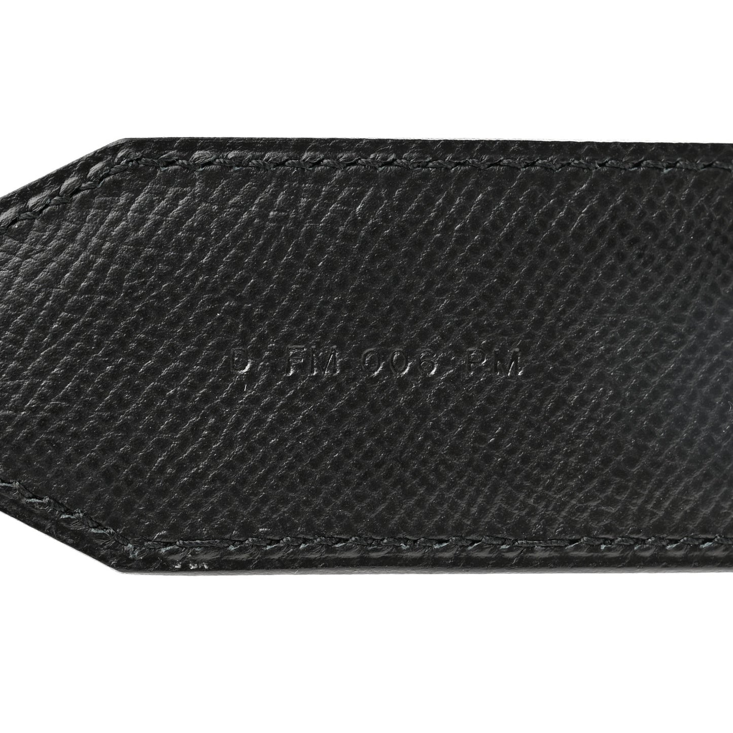 Epsom 40mm Hexagone Tressage Shoulder Strap Black Craie Gold