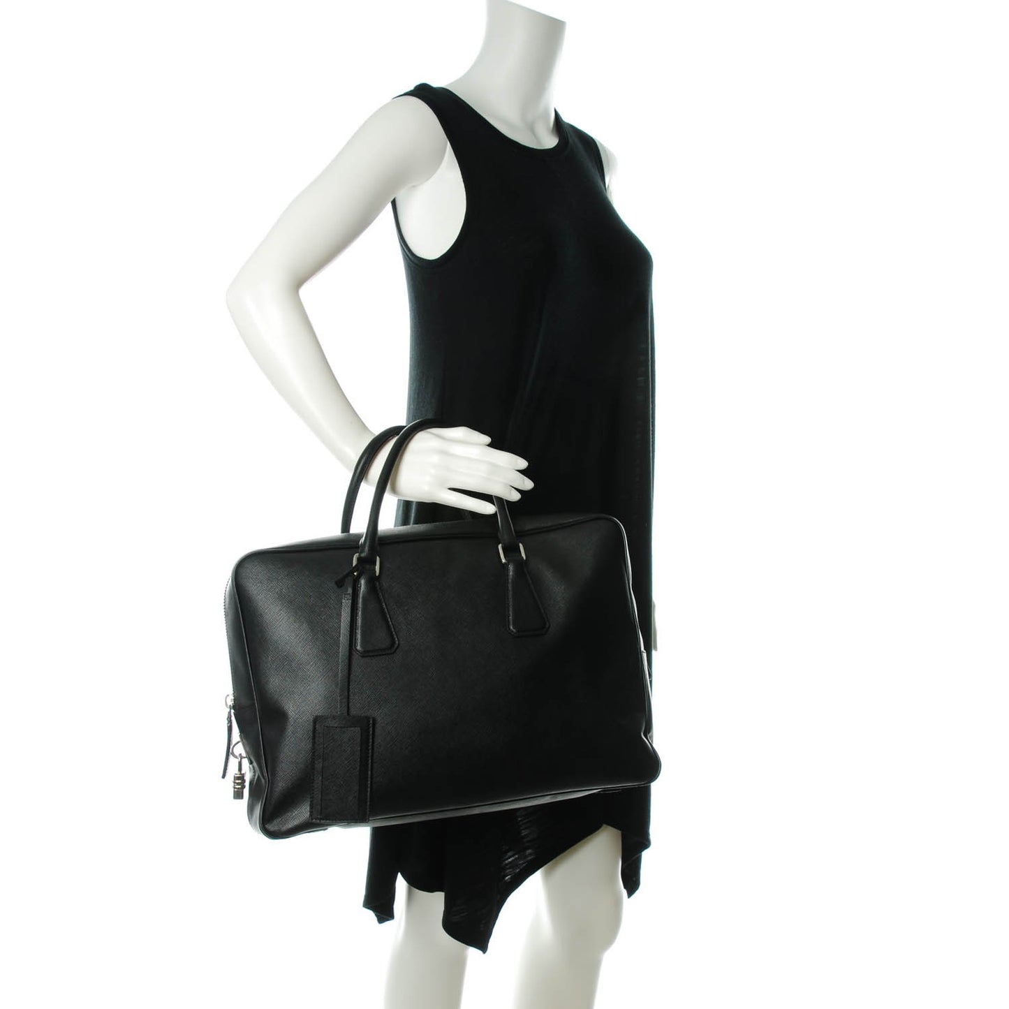 Saffiano Briefcase Nero Black