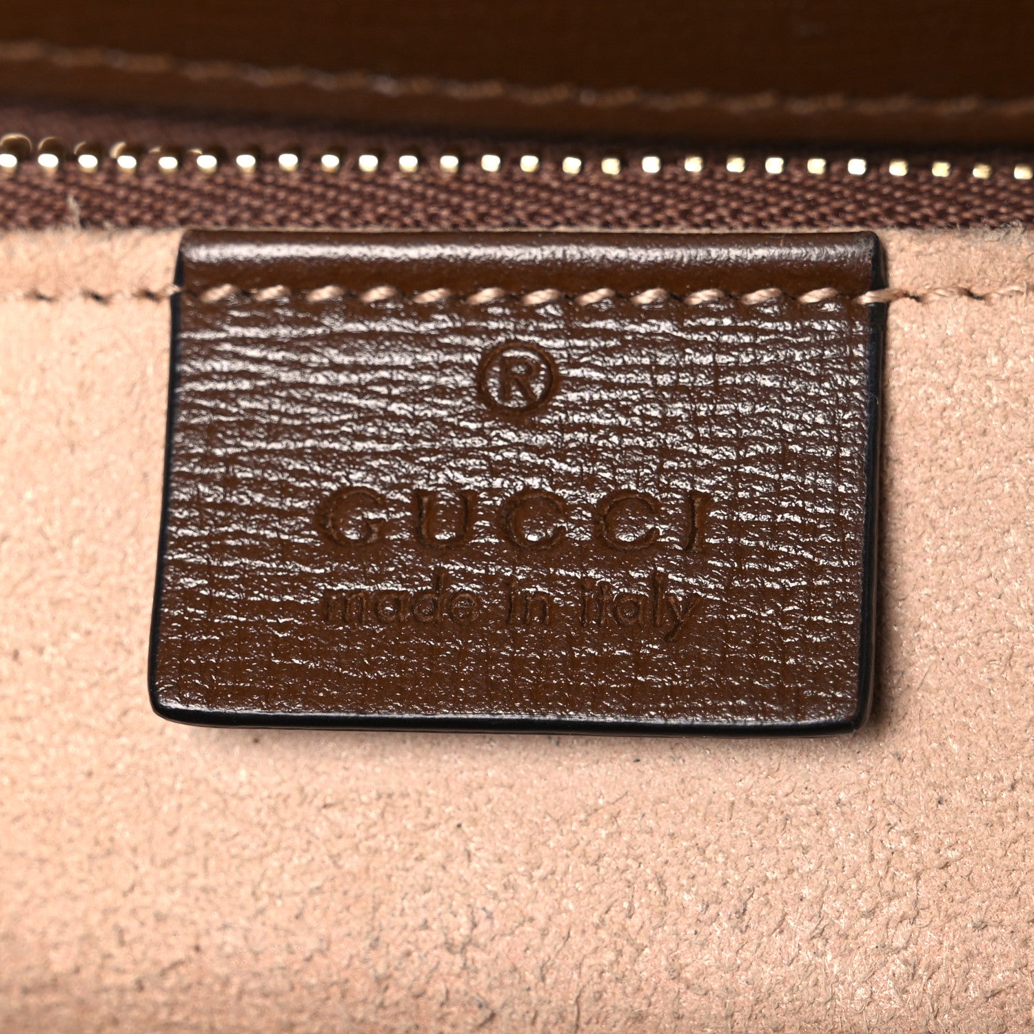 Gucci GG Supreme Monogram Horsebit 1955 Shoulder Bag Beige Brown Sugar 6 of 10