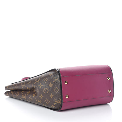 Louis Vuitton Calfskin Monogram Kimono Tote Grape 4 of 9