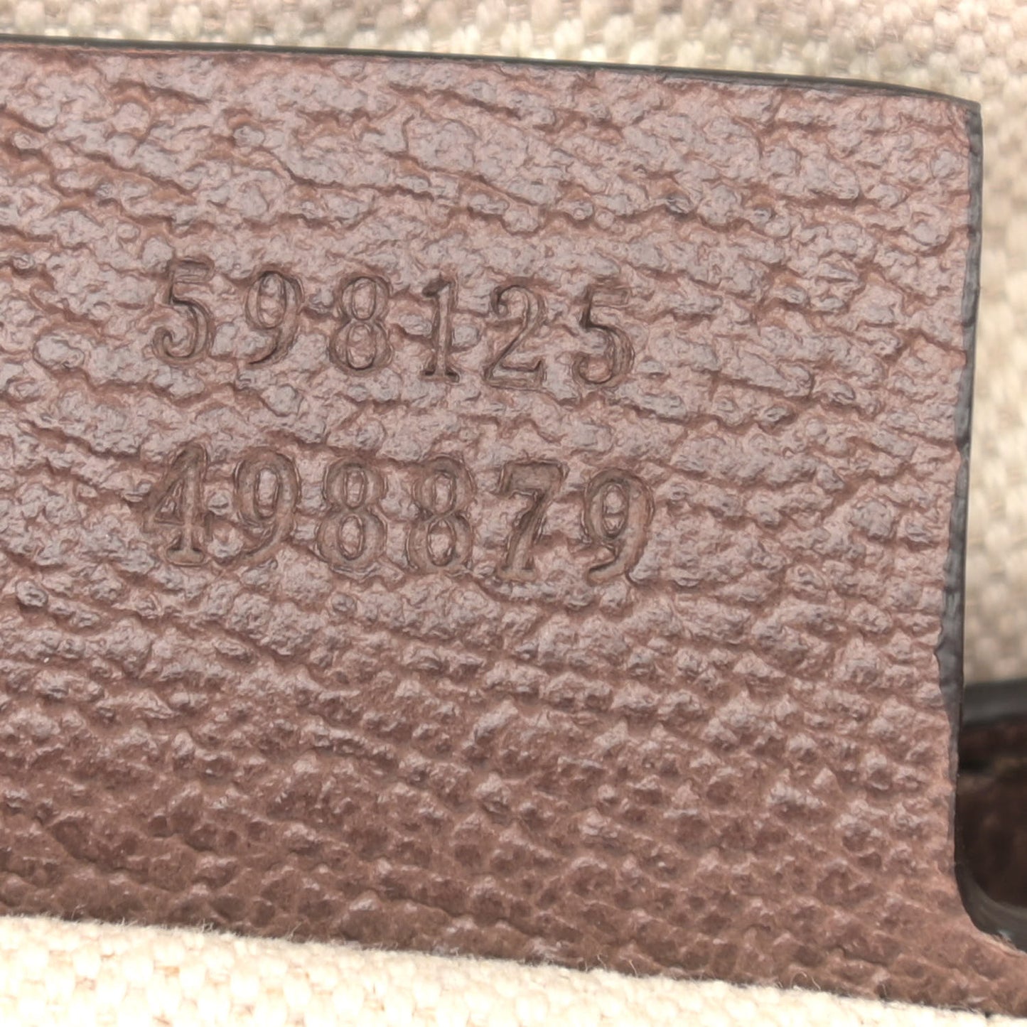 GG Supreme Monogram Web Small Ophidia Half Moon Hobo Brown