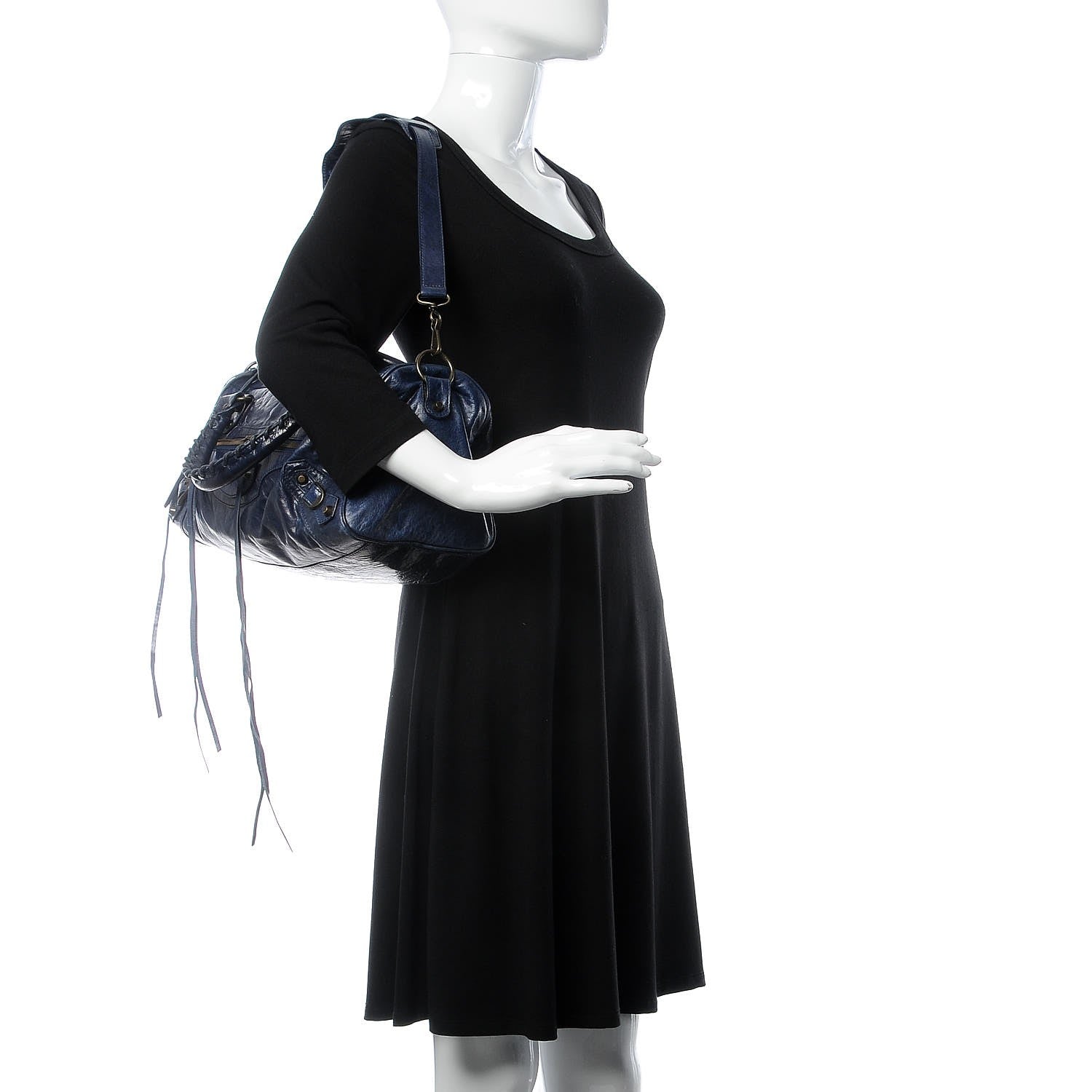 Balenciaga Chevre Classic Hardware Twiggy Ink 2 of 15