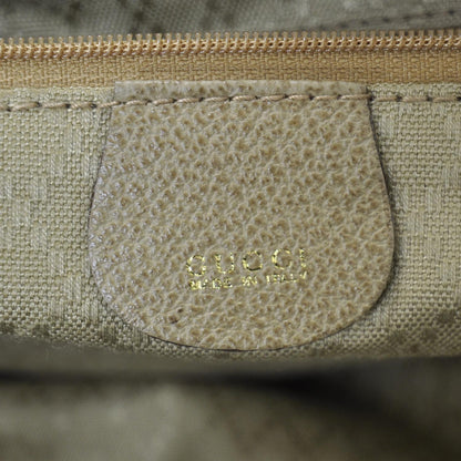 Gucci Suede Bamboo Handle Tote Beige 7 of 9