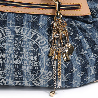 Louis Vuitton Denim Raye Cabas GM 5 of 9