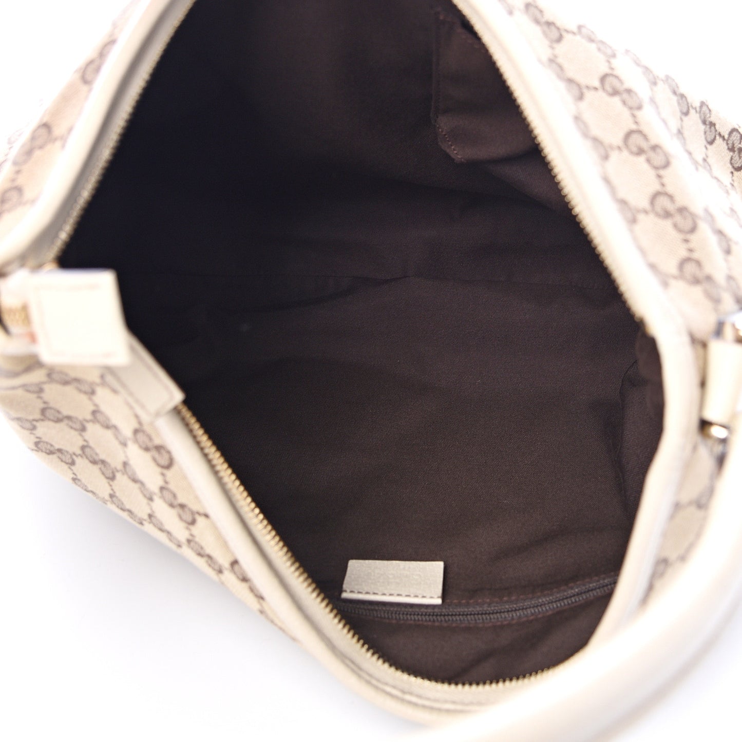 Monogram Large Abbey D Ring Hobo Off White