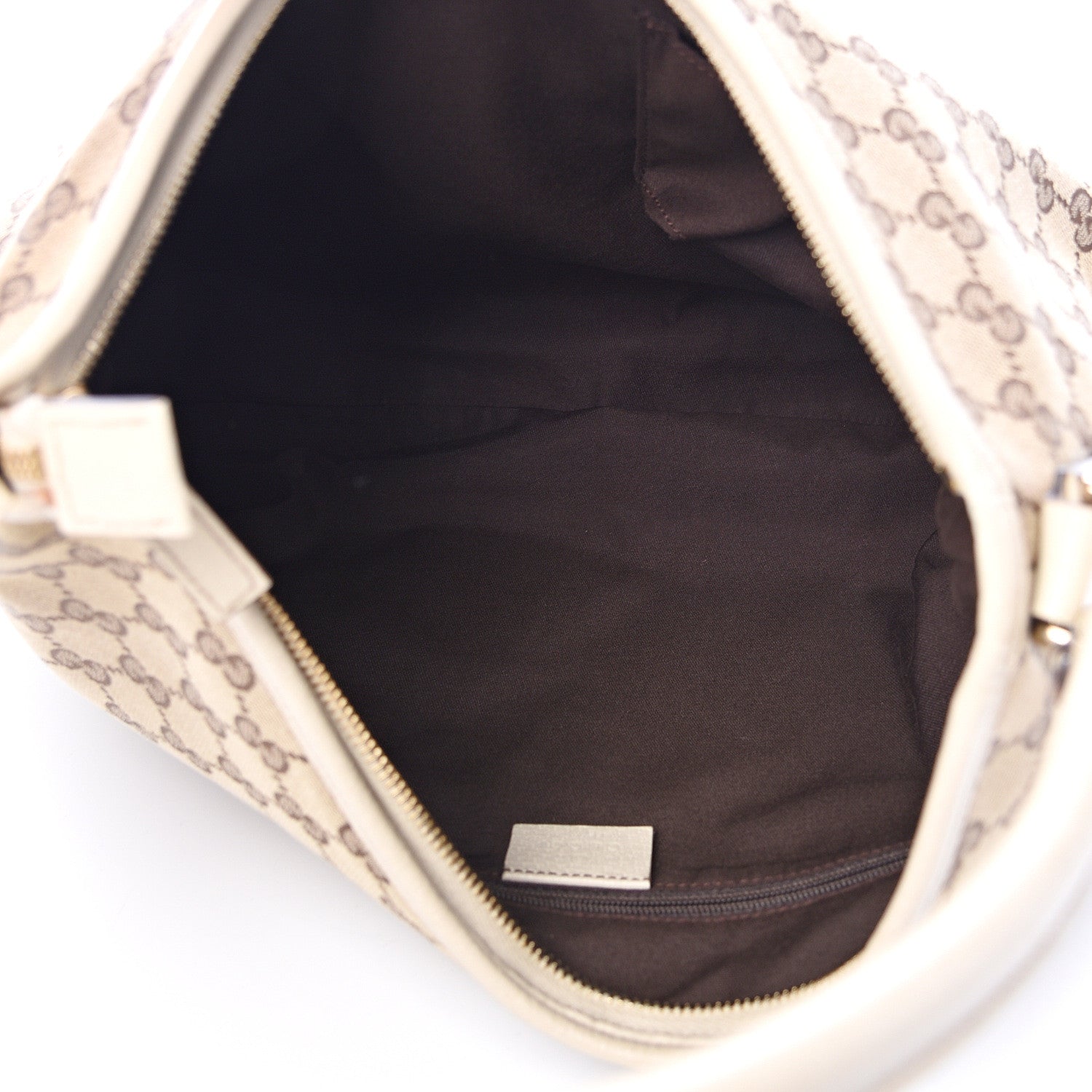 Gucci Monogram Large Abbey D Ring Hobo Off White 4 of 13