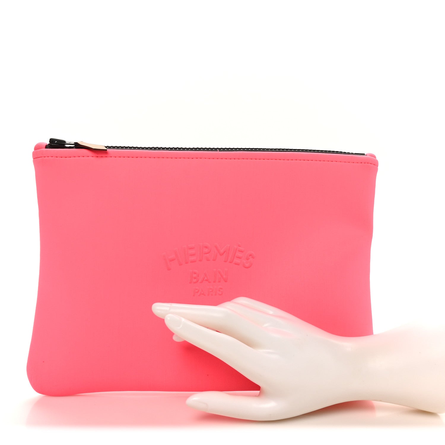 Hermes Neoprene Neobain Medium Case Bubble Gum 2 of 7