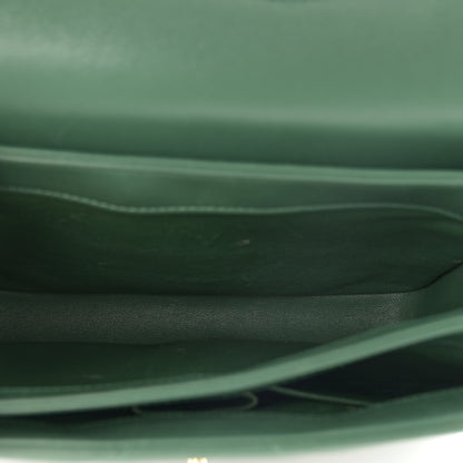 Chanel Lambskin Quilted Small Trendy CC Flap Dual Handle Bag Green 5 of 14