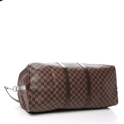 Louis Vuitton Damier Ebene Keepall Bandouliere 55 4 of 11
