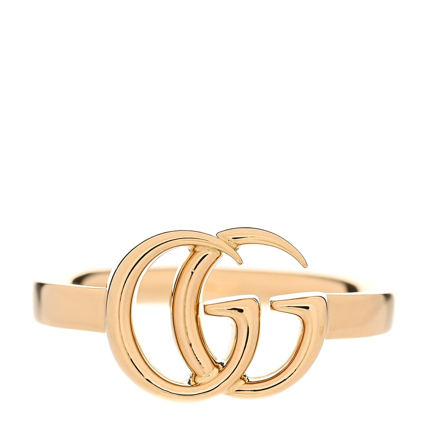 18K Yellow Gold Running GG Ring 54 7