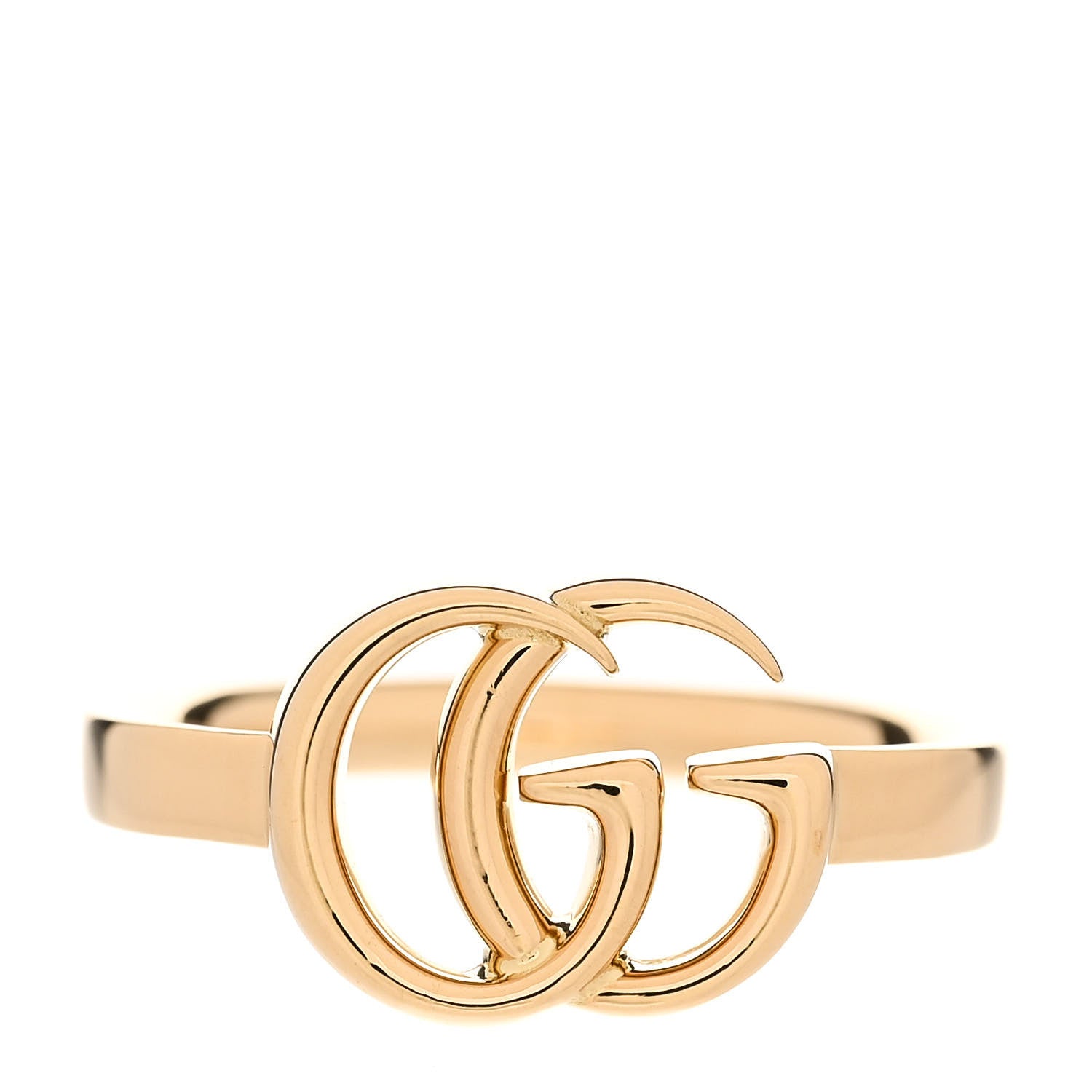 Gucci 18K Yellow Gold Running GG Ring 54 7 1 of 6